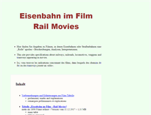 Tablet Screenshot of eisenbahn-im-film.de